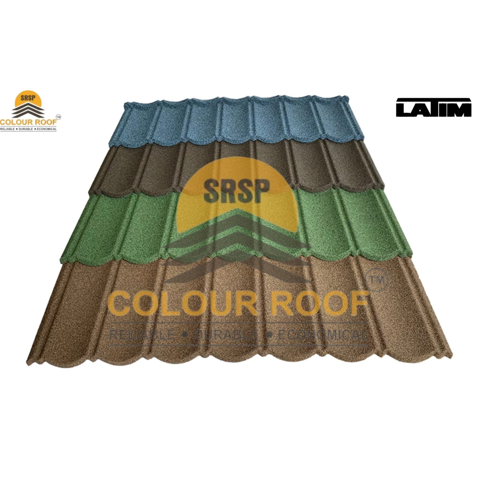 Latim Stone Coated Steel Roof (BOND TILE)
